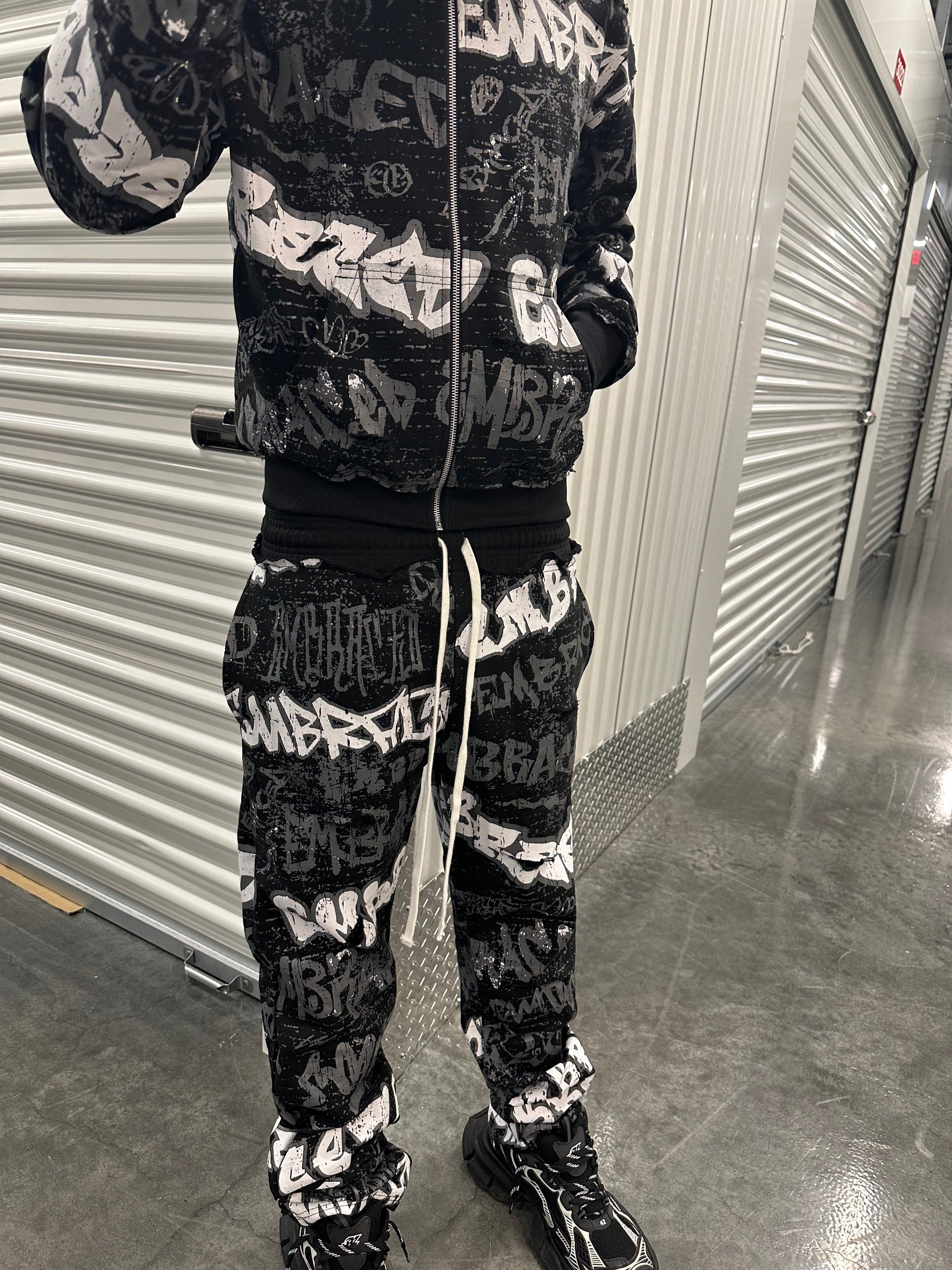 Embraced Overload Black Sweats
