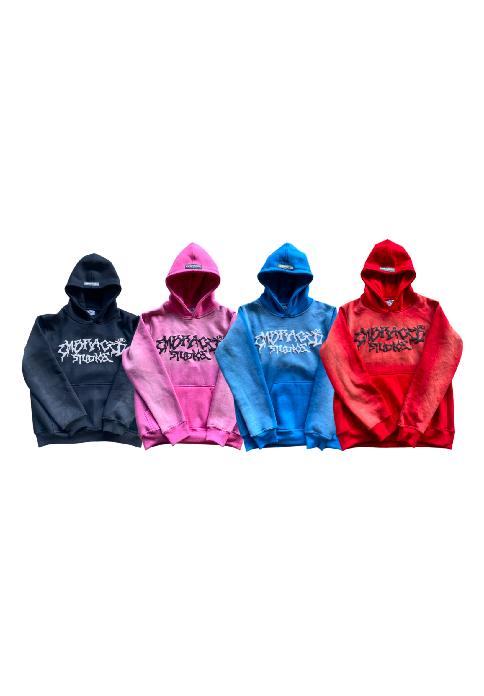 Embraced Logo Based Hoodies